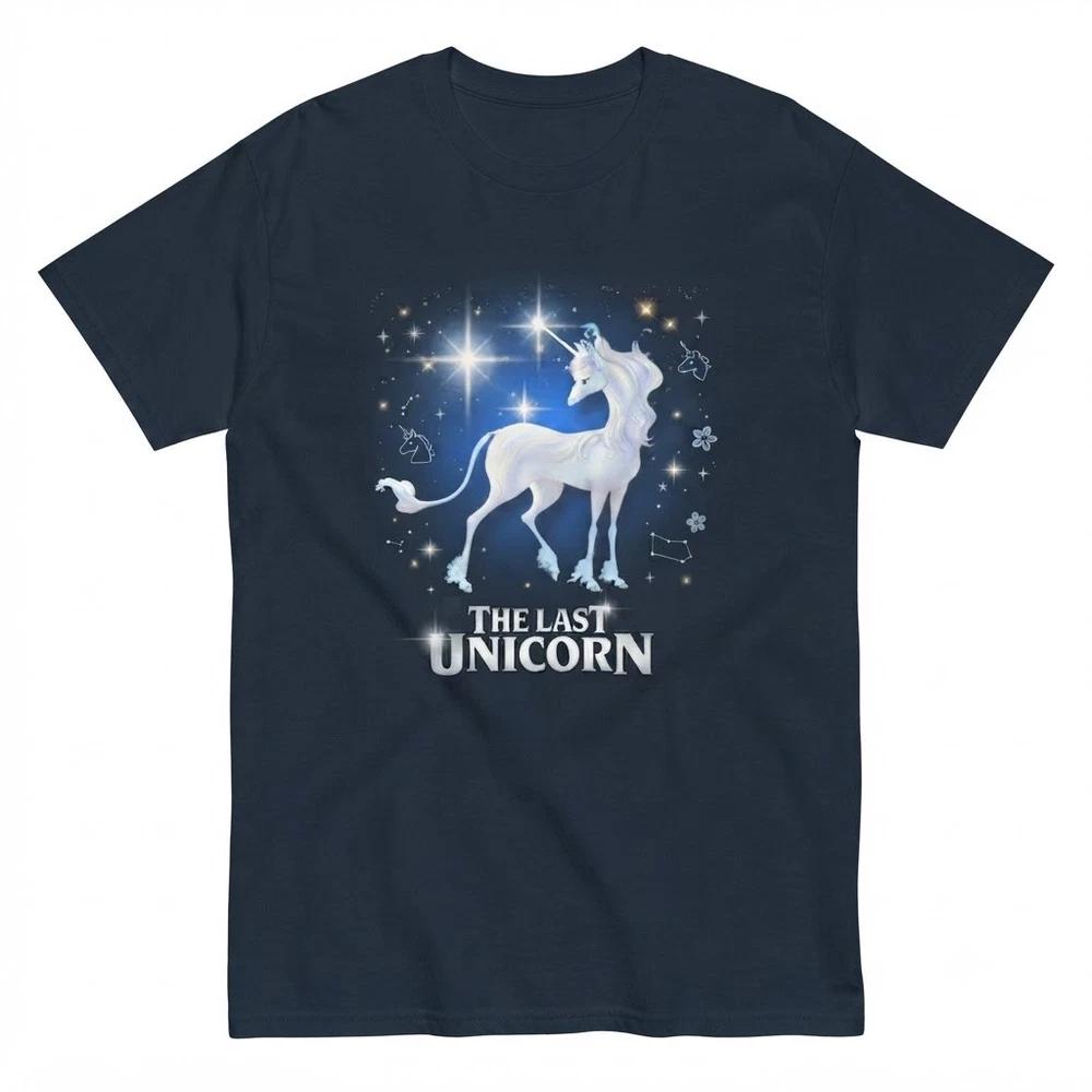 Vintage Unicorn Mystical Creature Black Tshirt 2XL