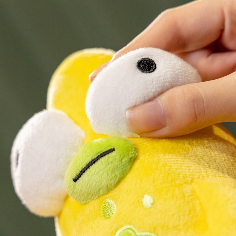 19cm Cute Yellow Monster Stuffed Plush Toy Solar Opposites Kawaii The Pupa Doll Big Eyed Plushies Cuddly Soft Doll Gift For Fans