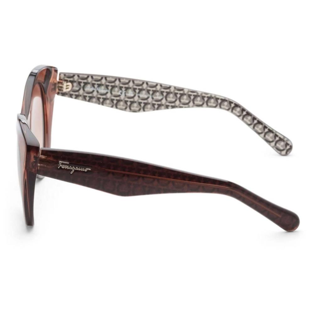 Salvatore Ferragamo Women S Sf964S SunglaSSeS In cryStal Brown   Brown Gradient cryStal Brown   Brown Gradient