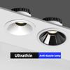 Dimmable Embedded High CRI Deep Anti-glare Led Cob Downlight Narrow Embedded Ultra-thin 5W 7W 9W 12W 15W Led Ceiling Spotlight