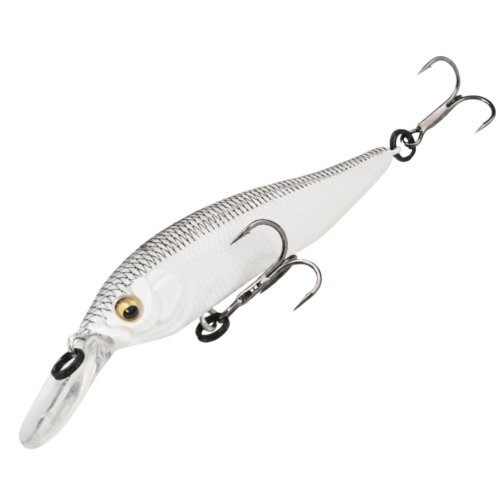 

Fishing Lure Minnow Hard Bait Freshwater Dual Hook Long Casting Deep Diving Lure for Bass Pike Trout Fishing Tackle one size