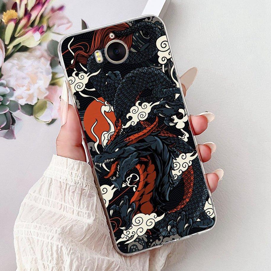 For Huawei Y5 Y6 2017 Case MYA-L23 MYA-L22 MYA-L03 Silicone Cover Luxury Painted Soft Silicone Protector For Huawei Y3 2017 Capa