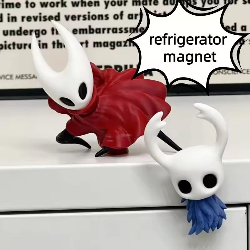 Hornet Knight Hollow Knight 3D Printed Fridge Magnet Cute Kitchen Decor Cartoon Refrigerator Sticker Gift Christmas Decorations