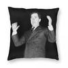 Huey P Long The Kingfish Pillowcase Polyester Linen Velvet Pattern Zip Decor Car Cushion Cover