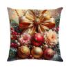 Christmas Pillow Cover Holiday Home Decoration Sofa Cushion Cover Printed Pillow Cover