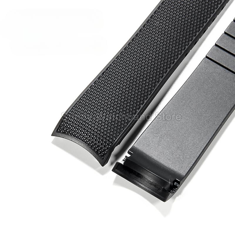 ONEFor Longines Conquest Watchbands Rubber Silicone Sports Non-Stick Gray Diving Men L3.742 642 781 782 Series 21mm AccessoriesMN