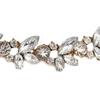 Kvinner Party Luxury Crowd Clear Rhinestone Flower Bronse Choker Bib Halskjede