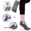Five-Toe Anti-Slip Yoga Socks with Heel Protection Gel for Indoor Fitness and Dance