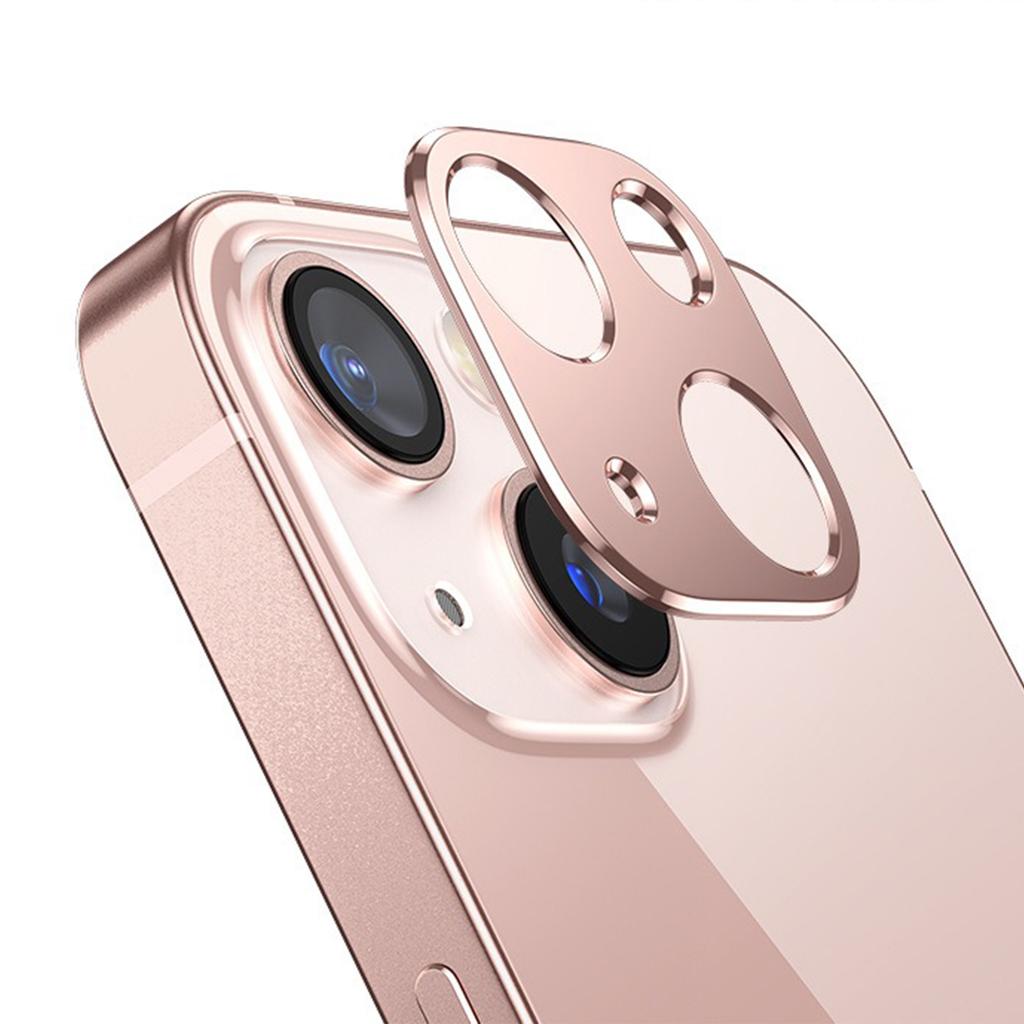 KALEBOL KLB-LPC005 For iPhone 13/13 mini Hollow Lens Protector Aluminum Alloy Phone Camera Bezel Cover