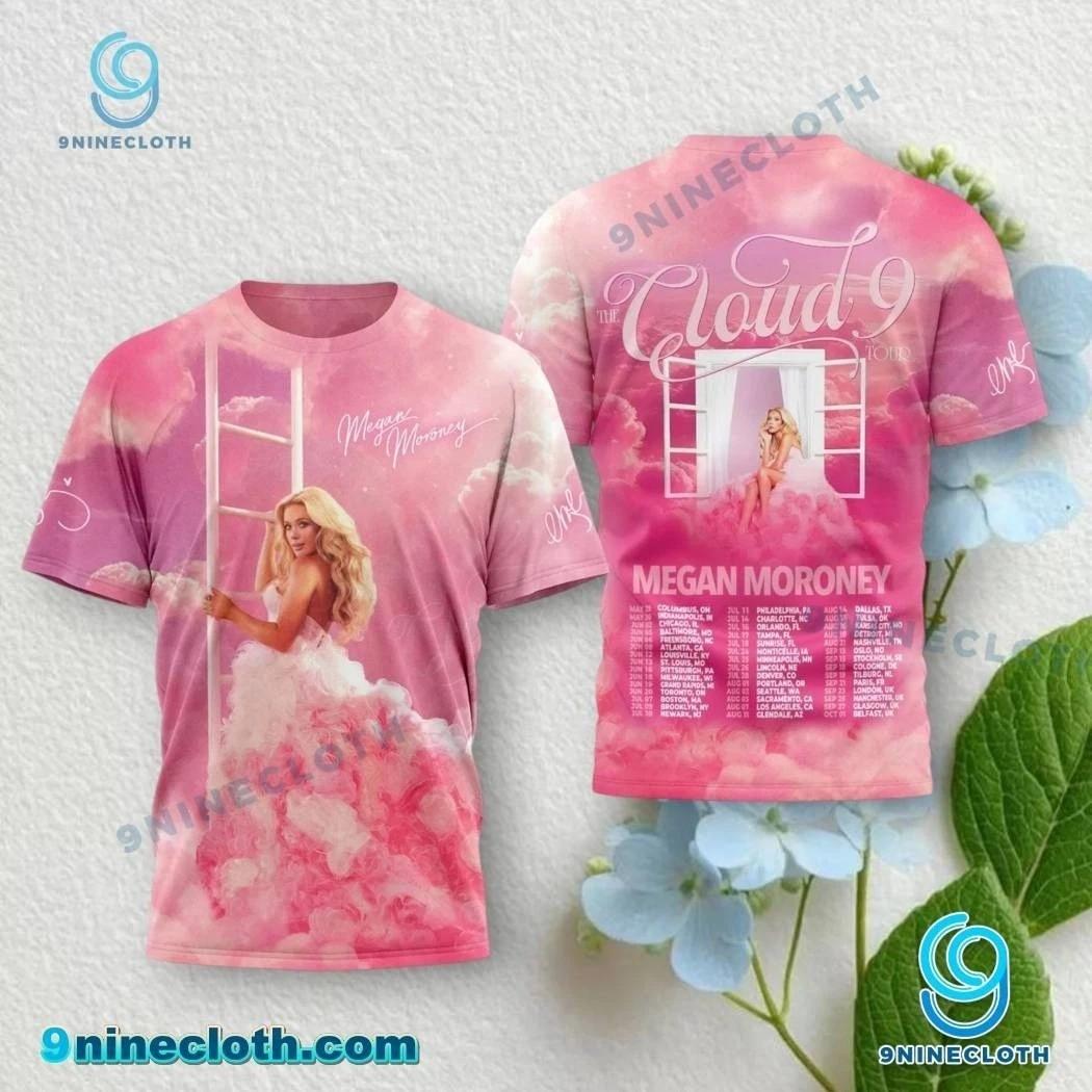 Megan Moroney The Cloud 9 Tour 2026 Shirt Unisex Fan Gift S-5XL XL