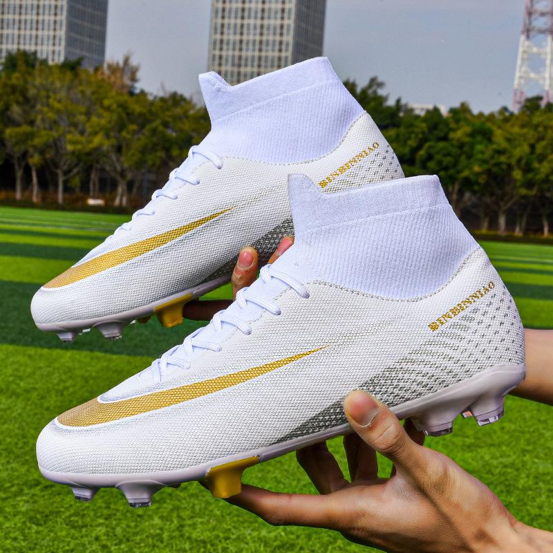 Overseas popular high-end football shoes, men's and women's youth lawn training shoes, breathable, wear-resistant, comfortable and lightweight