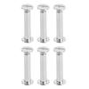 30 Set Leather Craft Rivets Stainless Steel Multifunctional Round Flat Cap Book Binding Posts Nail