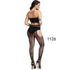 High-End Sexy Lingerie Fishnet Stockings with Non-Slip Garter, Nurse & Stewardess Style