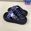Platform Slippers 2025 Dopamine New Summer Small Fragrant Style Versatile Casual Beach Shoes Non-slip Vacation Fairy Shoes