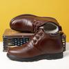 Herren Echtleder Winter neue Wolle Baumwolle Schuhe Herren Samt warm hochgeschnitten lässige Baumwollschuhe dicksohlige rutschfeste Schneeschuhe