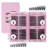 504 Clusters Of Single-Cluster False Eyelashes 8-16Mmdiy Natural Dense D-Curve Self-Grafting