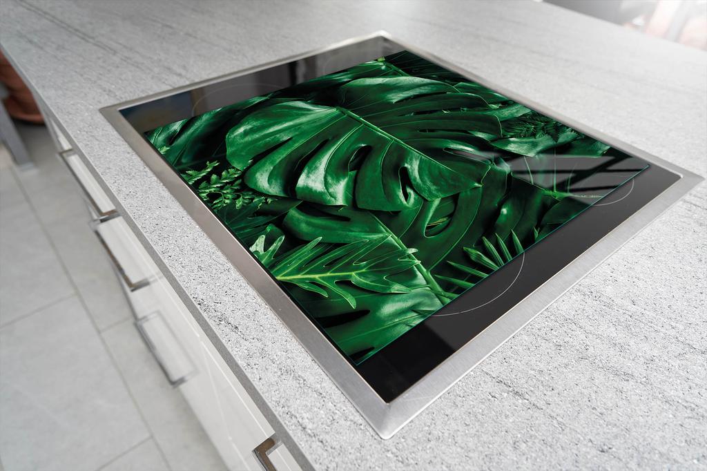 SZKLANA DESKA DO KROJENIA 52x40 MONSTERA
