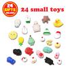 24 Days/set Squeeze Toys Christmas Countdown Advent Calendar Toy for Kid 2024 New Year Children Xmas Gift Stress Relief Toy Kit