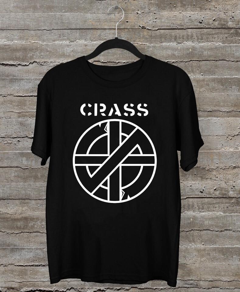 NEW CRASS Band Logo Classic Black Size S to 3XL T-Shirt XXXL