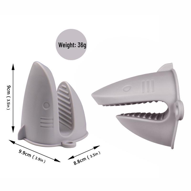 Heat-Resistant Non-Slip Silicone Oven Gloves & Bowl Clip