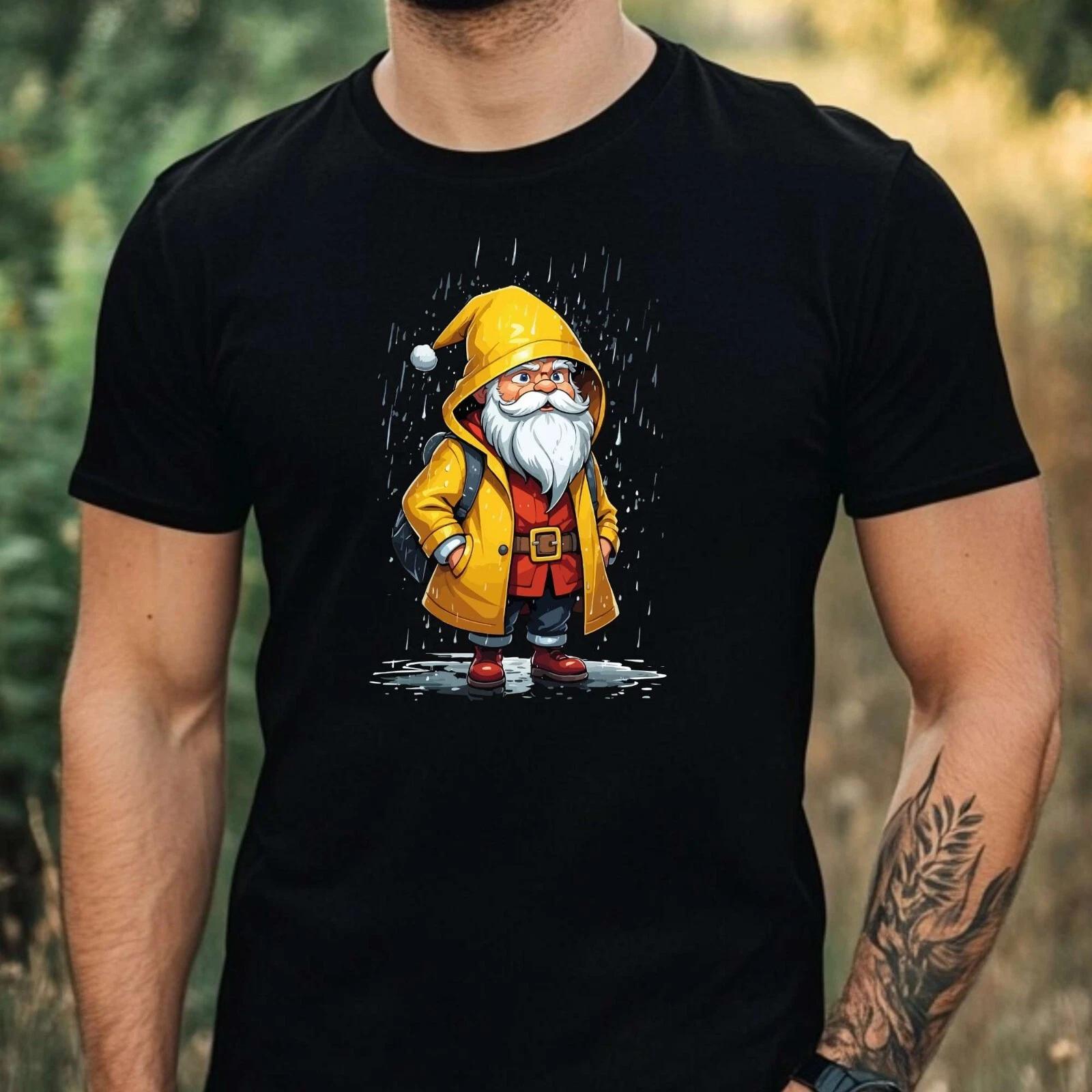 T-Shirt Herren Lustiger Weihnachtsmann Motiv Baumwolle Größe XS bis 5XL XXL
