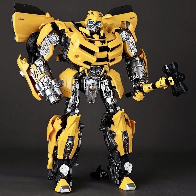 Ungiftiges Autobots Transformationsspielzeug 28 cm Legierung Warhammer Bumblebee Actionfigur Modell Kindergeburtstagsgeschenk