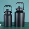 New 304 Stainless Steel Vacuum Flask, Camping Ice Bucket, Outdoor Portable Sports Water Bottle, Handheld Thermos Pot, 2L