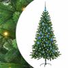 Christmas Tree with 150 LEDs and Stand Green 150 Cm PE