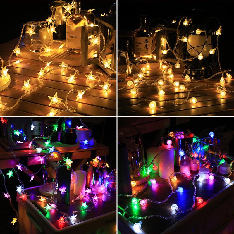 Outdoor Camping Atmosphere String Lights - Low Voltage Decorative Tent Lighting