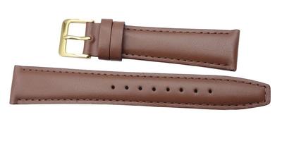 Replacement Smooth Cowhide Leather with Rounded 18mm Lug DXJ7 Watch Watches (Genuine) Strap, Water-Repellent Stitching, Top, Width, [] Men's &