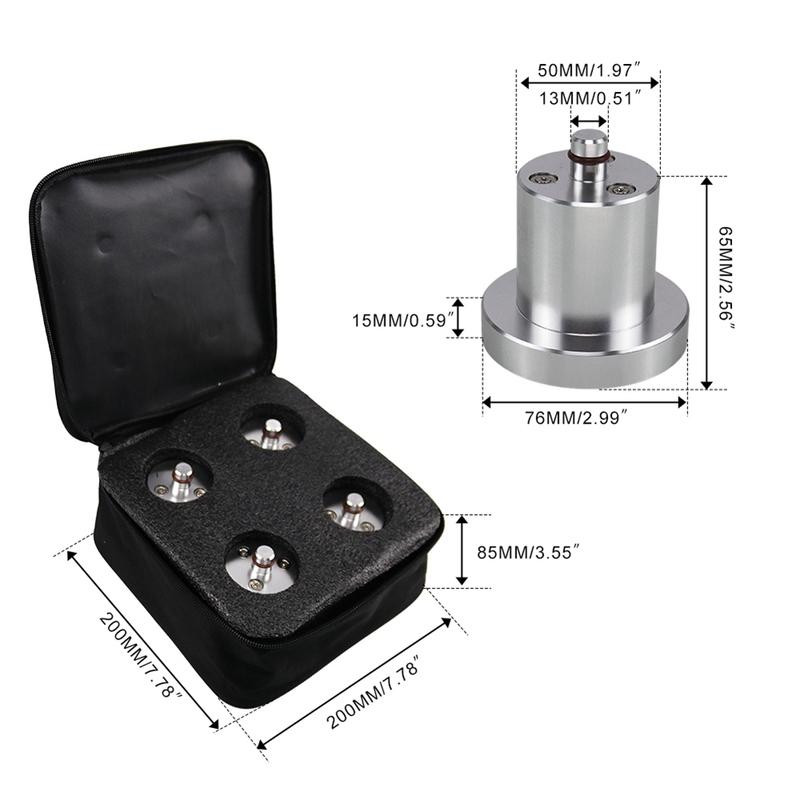 Jack Lifting Jack Pad Lift Point Adapter With Magnetic & Easy To Hold On Corner For Rivian R1T R1S - 4PCS With Storage-M53K