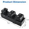 Dual-Auto Power Master Window Switch Compatible with Subaru Outback Legacy 2.5L 3.6L 2015 2016 2017, Driver Left Side 3 + 16 Pins, Replacement for