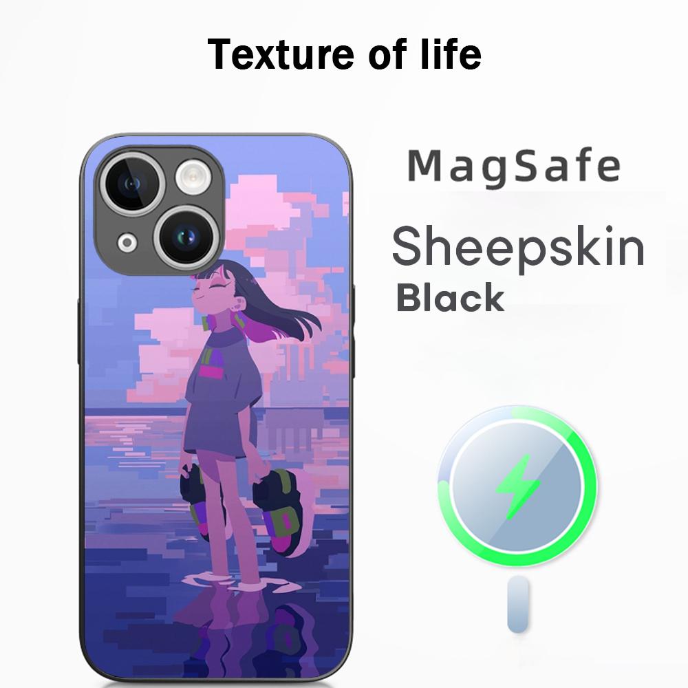 Zutomayo Japan Singer Poster Pattern Phone Case For iPhone 17 16 15 14 13 12 Plus Pro Max High-end Luxury Magsafe Sheepskin