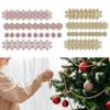 36 Pcs Christmas Snowflake Ornaments, Tree Decorations, Hanging Ornaments for Birthday,