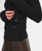 GENERALIDEA Drape Piercing Turtleneck T-Shirt [Black] / Gf3Lts506
