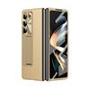 Leather for Samsung Galaxy Fold 6 5 4 3 Case Slim Hard Stand Protective Film Cover Stand Mental Holder Shockproof Luxury