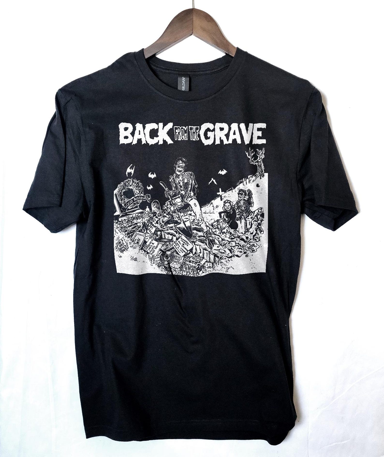 Back from the Grave t Shirt 60 s Punk Garage Rock Compilation 4XL