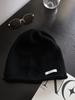 % Wool cold hat, big head circumference stacking hat, women's autumn and winter thickened ear protection, warm and cold hat, small wool hat