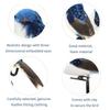 For New 2Pcs Artificial Birds Lifelike Parrot Model Garden Lawn Yard Ornaments Landscape Fake Feather Birds Figurines Home Decor
