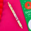 Creative Christmas Cartoon Click Gel Pen - Black Ink Signature Pen for Students
