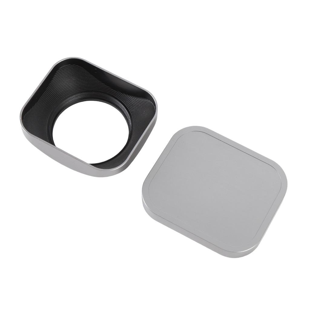 Camera Lens Hood Aluminium Alloy Accurate CNC Fine Processing Lens Hood Shade Protector with Cap