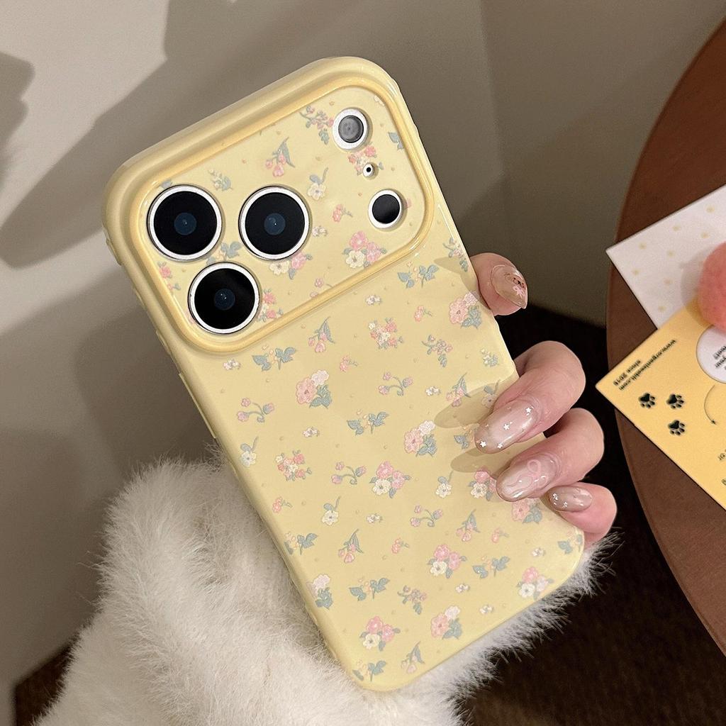 Blumenmuster Handyhülle für iPhone 16, iPhone 17 und iPhone 17 Pro Max