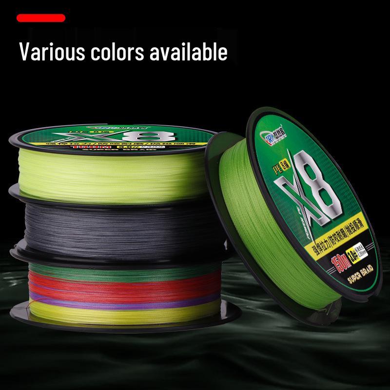 Superglatte PE Dyneema Angelschnur: 8-fach/4-fach geflochten, 100m/150m - Spezielle Hauptschnur für Köder
