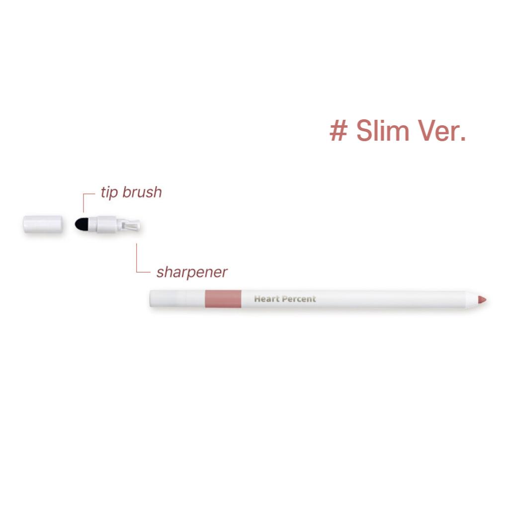 Heart Percent Dote On Mood Lip Pencil (+Slim) 16 Colors