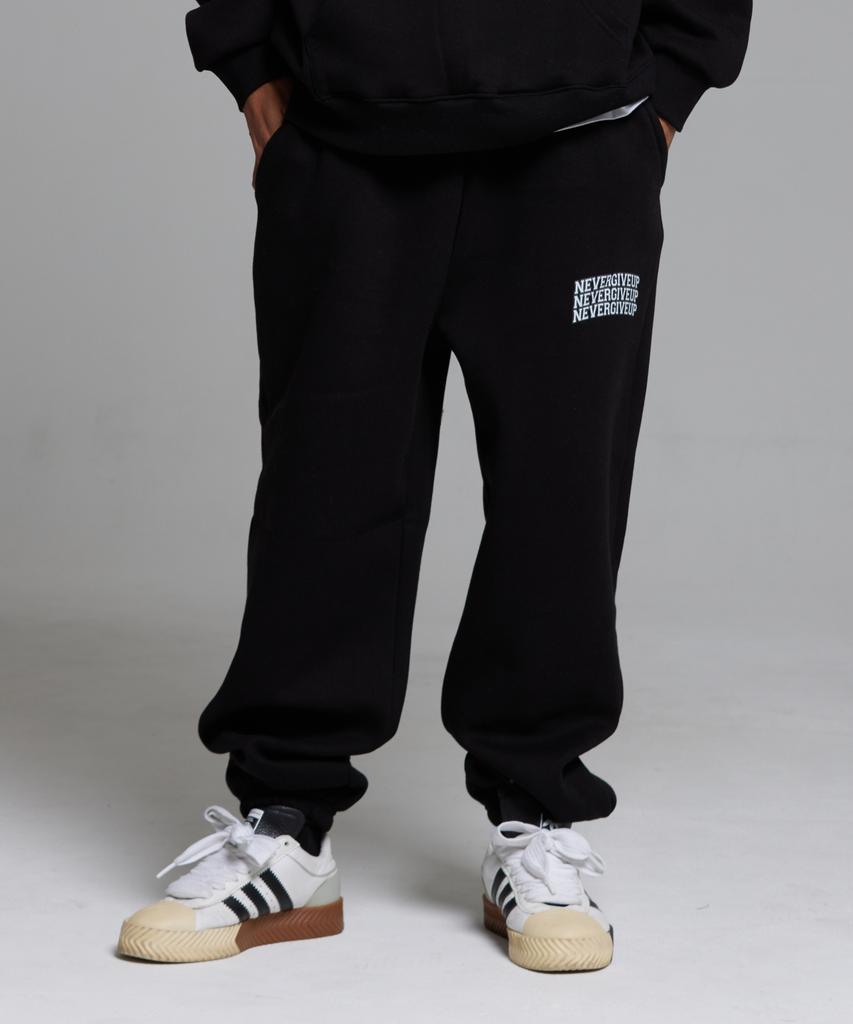 CREAM SODA LAB Lab 3G Never Give Up Training Jogger Pants Black