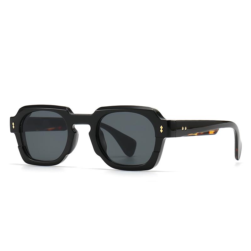 Cross-Border European and American Narrow Frame Export Sunglasses Trendyy Retro Sunglasses 6056