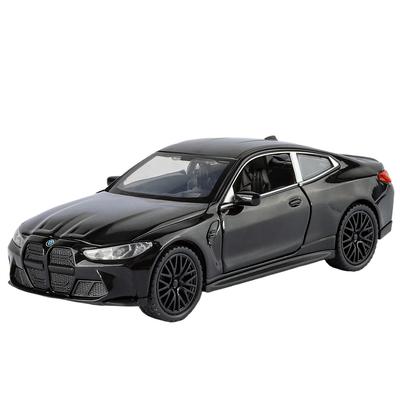 1/32 BMW M4 Coupe Carro Esportivo Liga Metálica Diecast Modelo de Carro Som e Luz Puxar para Trás Coleção Hobby Brinquedo da Moda Enfeites Presentes