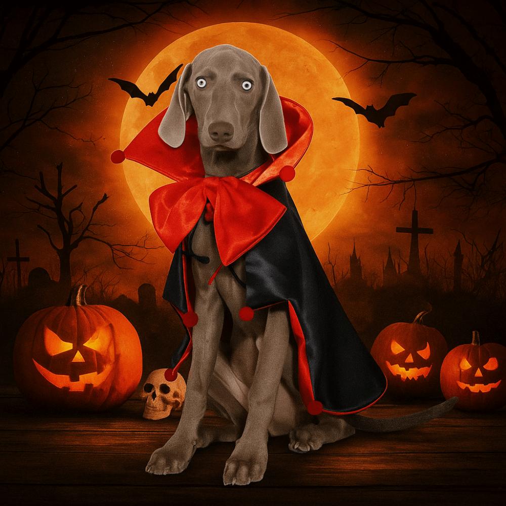 Stand-collar Halloween Pet Costume Comfortable Easy To Wear Dogs Knight Cape Adjustable Soft Fabric Cat Cosplay Cloak