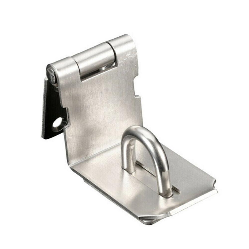 Padlock Hasp Staple With Knob Locking Stainless Steel Brushed Finish MUMA 2pcs Safety Door Clasp Shed Gate Lock Latch Size : 2.5 inch Padlock Hasp Staple With Knob Locking Stainless Steel Brushed Finish MUMA 2pcs Safety Door Clasp Shed Gate Lock Latch Size : 2.5 inch