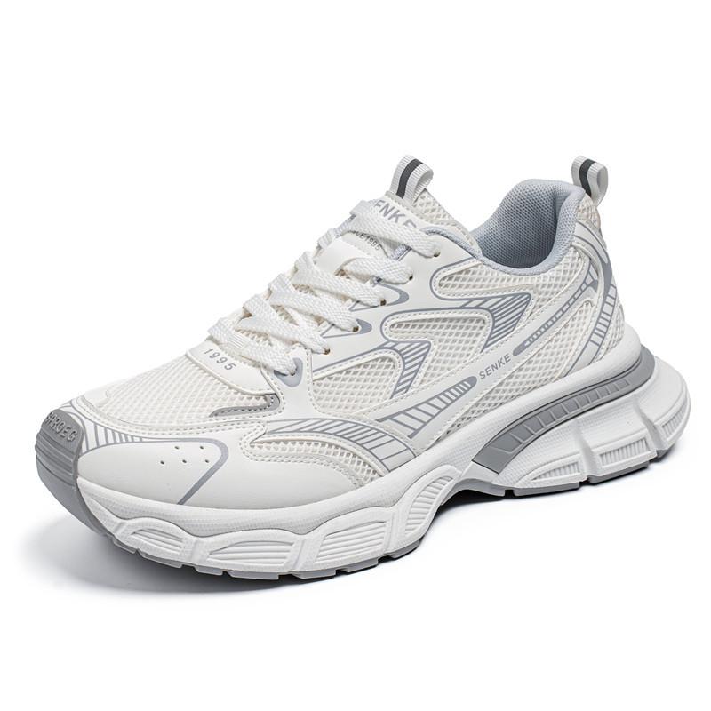 Sneakers Spring and Autumn Mesh Breathable Teen Platform Daddy Shoes New Casual Running Shoes